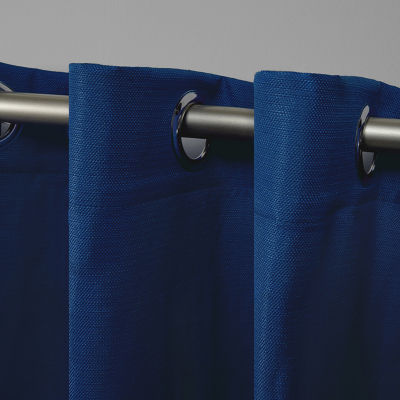 Exclusive Home Curtains Delano Grommet Top Light-Filtering Set of 2 Outdoor Curtain Panel