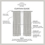 Exclusive Home Curtains Sateen Double Pinch Pleat Energy Saving Blackout Pinch Pleat Set of 2 Curtain Panel