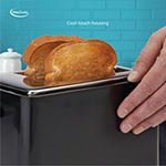 Betty Crocker 2-Slice Cool Wall Wide Slot Toaster