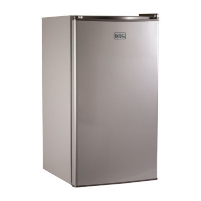 BLACK+DECKER 3.2-Cu. Ft. Compact Refrigerator - Stainless Steel