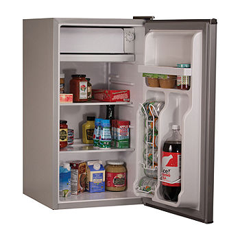 Joy Pebble Compact Double Door Refrigerator and Freezer REVIEW!  Double  door refrigerator, Mini fridge with freezer, Mini fridge