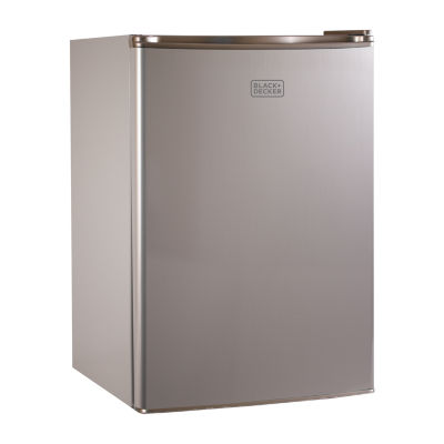 BLACK+DECKER 2.5-Cu. Ft. Compact Refrigerator - Stainless Steel