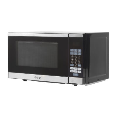 Commercial Chef 0.7 CU.FT Countertop Microwave Oven-Black