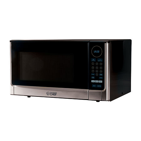 Commercial Chef 1.4-Cu. Ft. Countertop Microwave - Stainless Steel Front, One Size, Stainless Steel