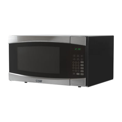 Commercial Chef 1.6Cu. Ft. Countertop Microwave Stainless Steel