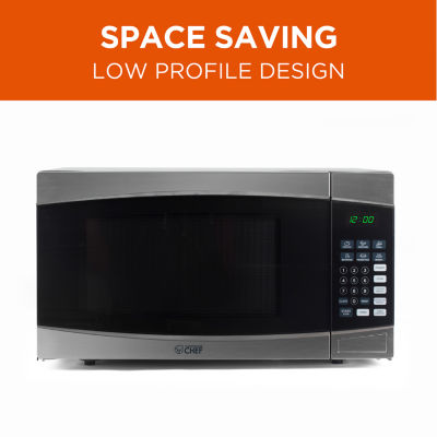 Commercial Chef 1.6-Cu. Ft. Countertop Microwave - Stainless Steel Front