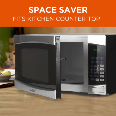 Commercial Chef 1.6-Cu. Ft. Countertop Microwave - Stainless Steel Front