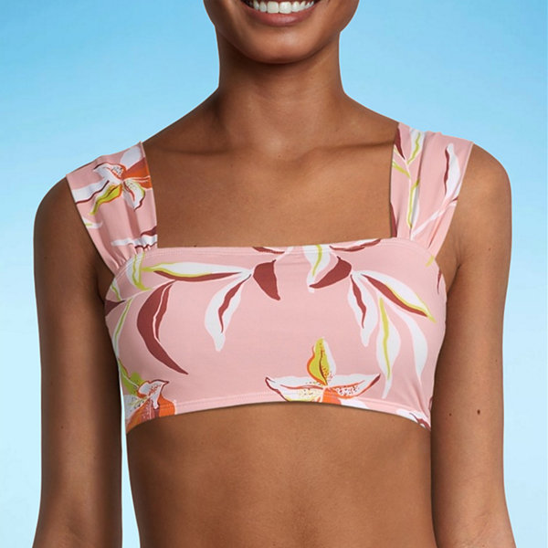 Mynah Floral Bralette Bikini Swimsuit Top