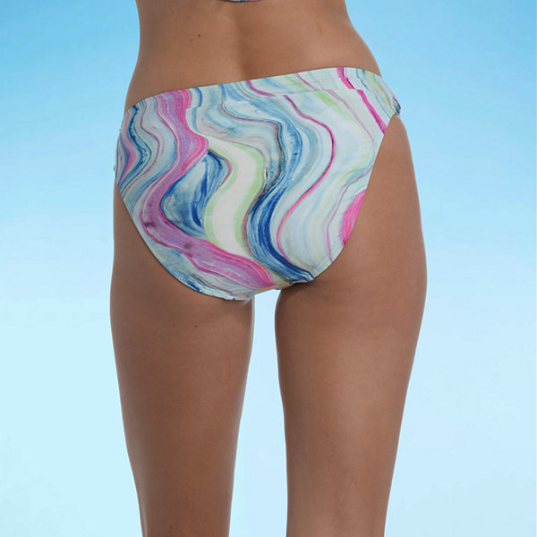 Mynah Womens Waves Hipster Bikini Swimsuit Bottom