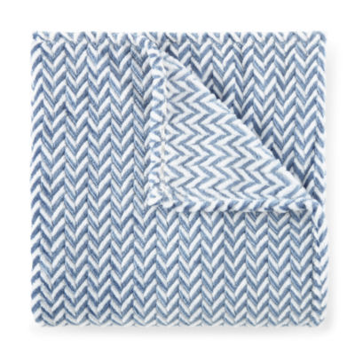 Home Expressions Chevron Plush Throw