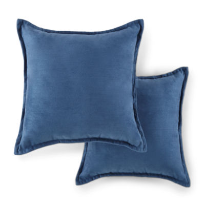 Home Expressions Faux Suede 2-pack Square Throw Pillow