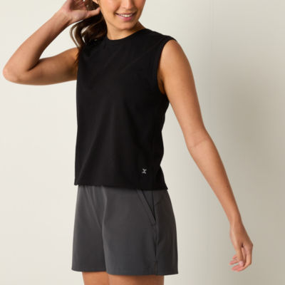 Xersion Womens Crew Neck Sleeveless Tank Top