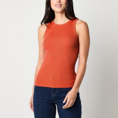 a.n.a Womens High Neck Sleeveless Tank Top