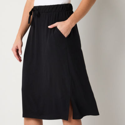 St. John's Bay Womens Mid Rise Midi Pencil Skirt