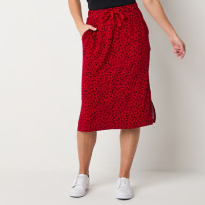 St. John's Bay Womens Mid Rise Midi Pencil Skirt