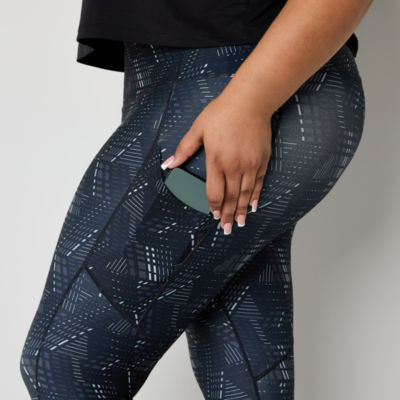 Xersion EverUltra Womens High Rise 21 1/2" Plus Cropped Legging