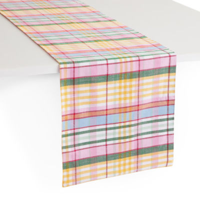 Layerings Plaid Table Runner