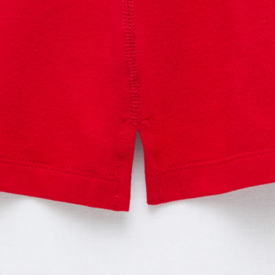 St. John's Bay Womens Plus Adaptive Short Sleeve Easy-on + Easy-off Polo Shirt