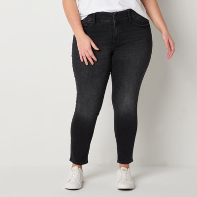 a.n.a - Plus Womens Comfort Waist Skinny Jean