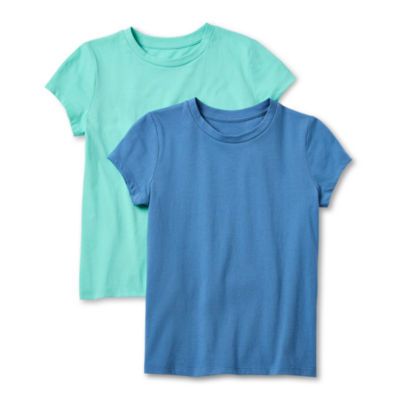 Thereabouts Little & Big Girls Round Neck Short Sleeve T-Shirt