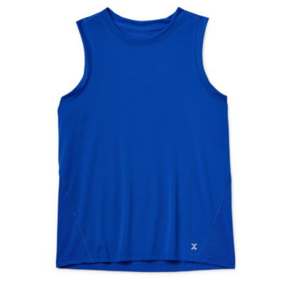 Xersion Little & Big Boys Moisture Wicking Everair Crew Neck Sleeveless Muscle T-Shirt