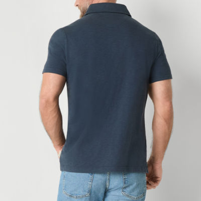 Frye and Co. Mens Regular Fit Short Sleeve Pocket Polo Shirt