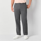 mutual weave Stretch Mens Slim Fit Flat Front Pant