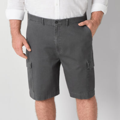 St. John's Bay Comfort Waist 10" & 11"  Mens Big and Tall Stretch Fabric Cargo Short