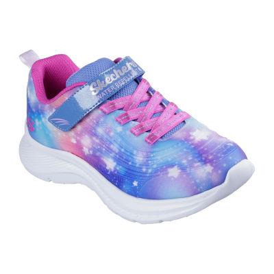 Skechers Jumpster 2.0 Little Kid Girls Sneakers, Color: Blue Multi