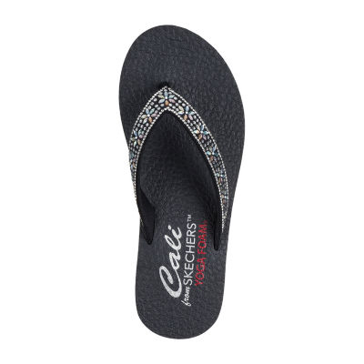 Skechers Womens Meditation Evening Shine Flip-Flops