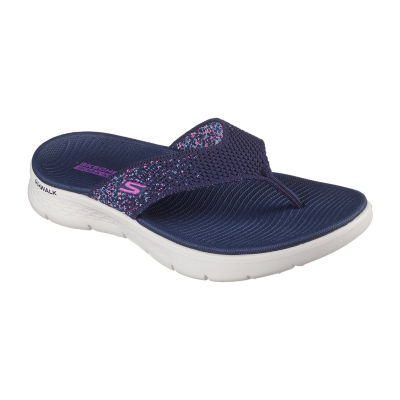Skechers Womens Go Walk Flex Sprinkles Flip-Flops