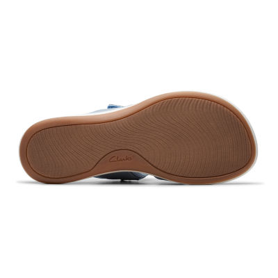 thumbnail image 2 of Clarks Women's Mira Ease Slide Sandal - Cloudsteppers Comfort With Textile Upper 2 of 13