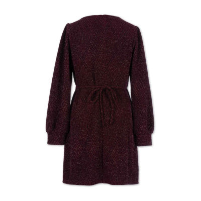 Speechless Big Kid Girls Long Sleeve Party Dress