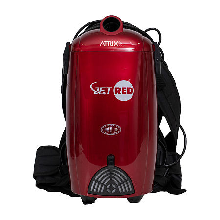 Atrix Hepa Backpack Cannister Vacuum, One Size, Red