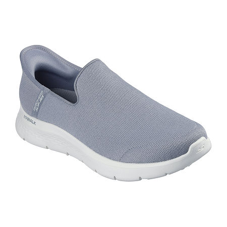 Skechers Hands Free Slip-Ins Go Walk Flex Mens Slip-On Walking Shoes, 11 Medium, Gray