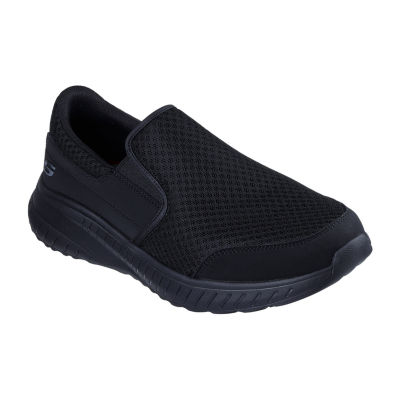 Skechers Hands Free Slip-Ins Squad Chaos Sr Urgran Mens Moc Closed Toe Work Shoes