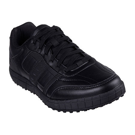 Skechers Elston 2.0 Sr Mens Round Work Shoes, 12 Medium, Black