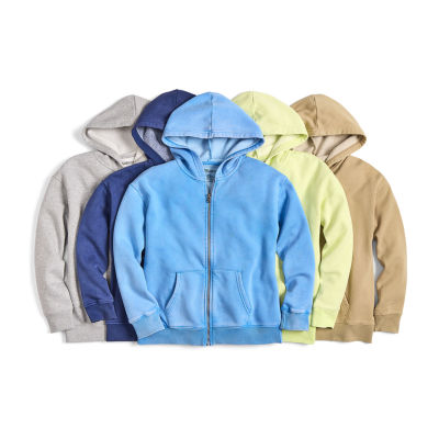 Thereabouts Little & Big Kid Boys Long Sleeve Fleece Zipper Hoodie