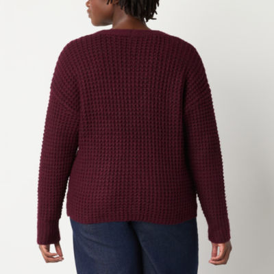 a.n.a Womens V Neck Long Sleeve Button Cardigan