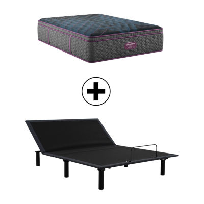 Beautyrest World Class Level Three 15.75" Medium Pillow top - Mattress + Adjustable Base