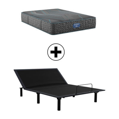 Beautyrest Level Two 12" Medium Tight Top - Mattress + Adjustable Base