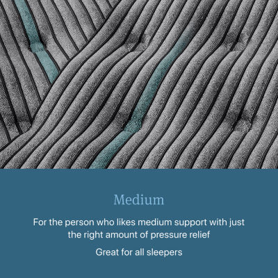 Beautyrest Level Two 14" Medium Tight Top - Mattress + Adjustable Base