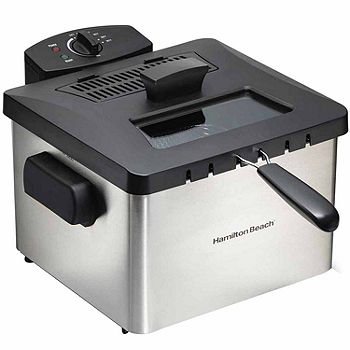 Hamilton Beach® 21 Cup Oil Capacity Professional-Style Deep Fryer 35200,  Color: Stainless Steel - JCPenney