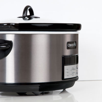 Crock Pot® 8-Quart Black Stainless Programmable Slow Cooker