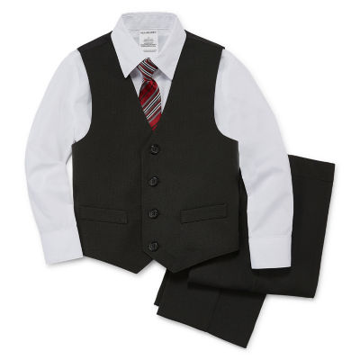 Van Heusen Toddler Boys 4-pc. Suit Set, Color: Black - JCPenney