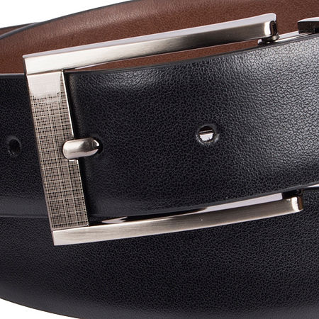 J. Ferrar Twinkle Reversible Mens Belt, S (30-32), Black