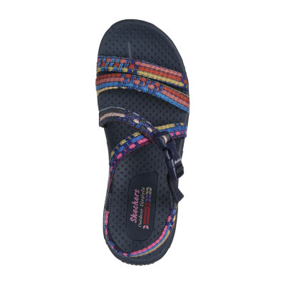 Skechers Womens Reggae Sew Me Strap Sandals