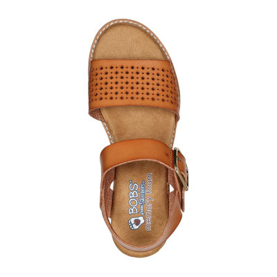 Skechers Bobs Womens Desert Kiss Sunny Flair Strap Sandals