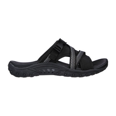 Skechers Womens Reggae Slide Thru Sandals