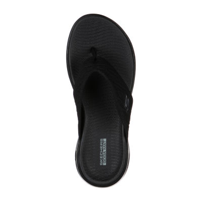 Skechers Womens On The Go 600 Sunny Flip-Flops Wide Width